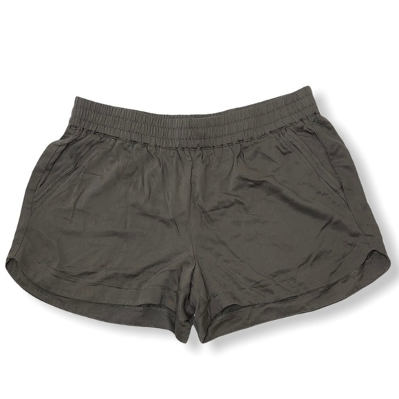 Maurices Taupe Slinky Flowy Elastic Pull On Shorts - Picture 1 of 7